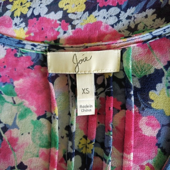 Joie😊 Long Sleeve Floral💐 Blouse - Gently Worn - Picture 3 of 8